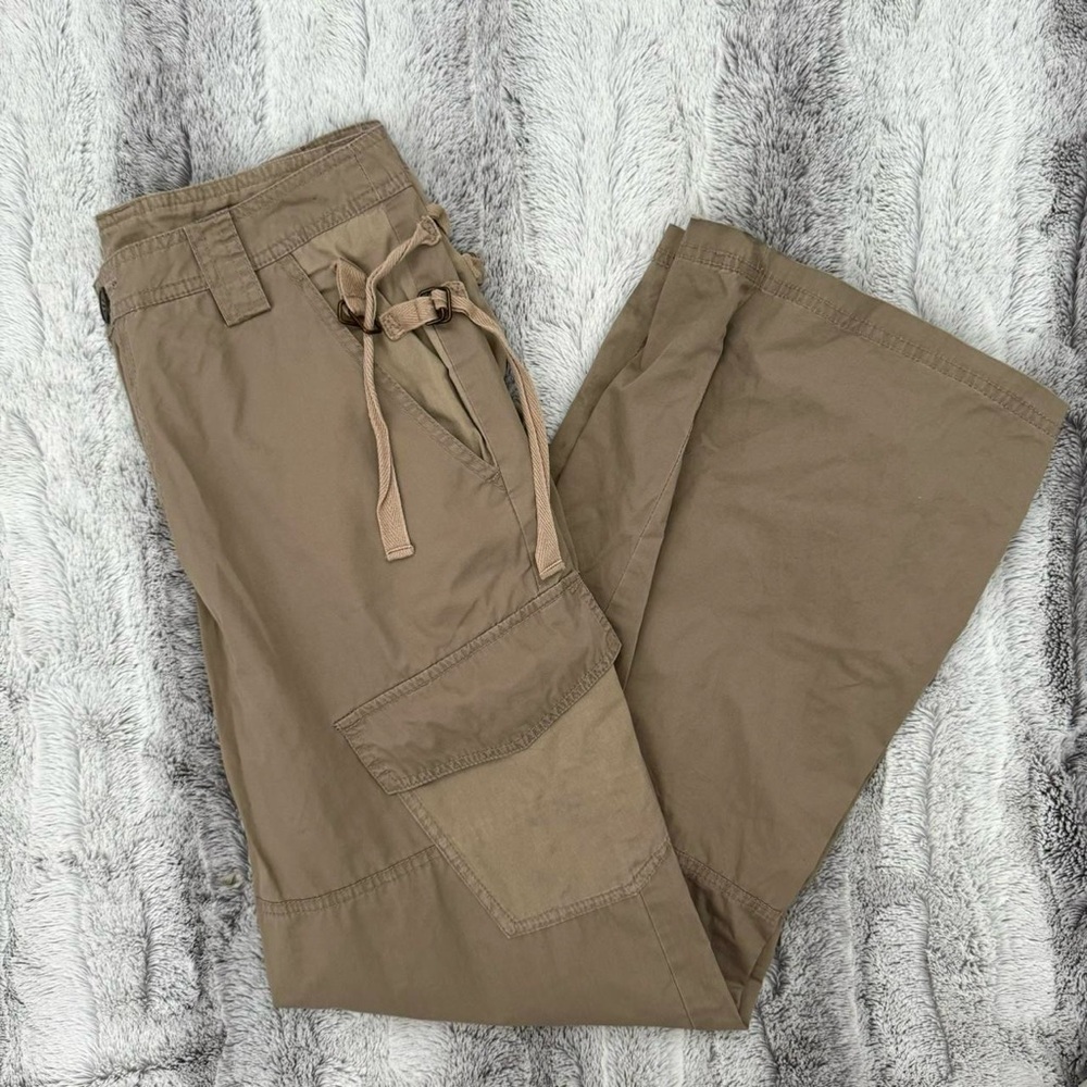 Beige Cargo Pants